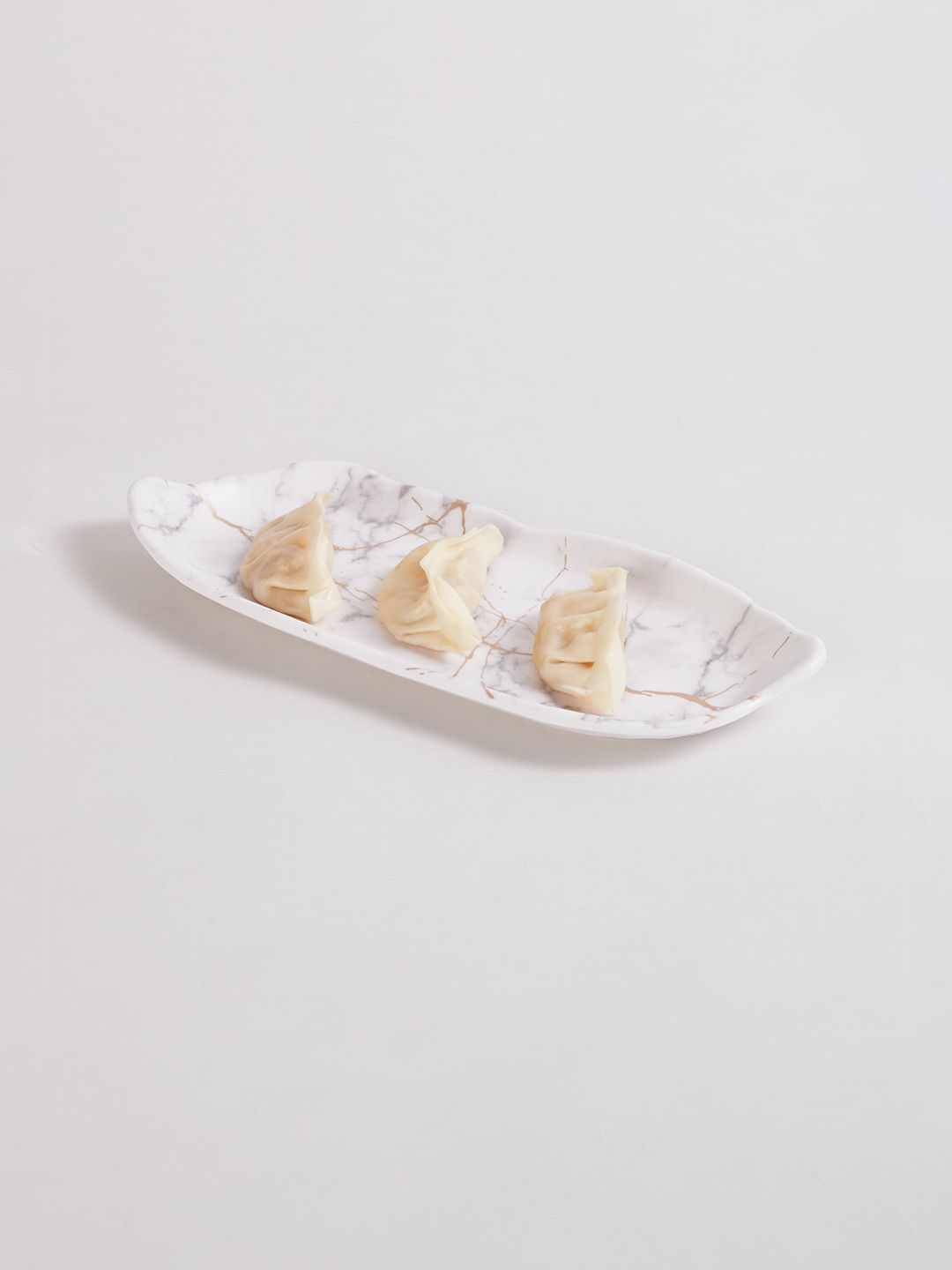 Home Centre Silvano White Printed Melamine Platter Price in India