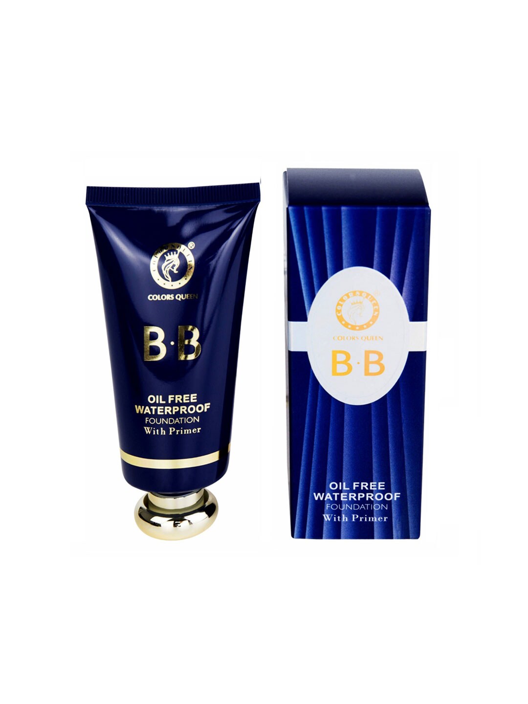 Colors Queen Adults BB Oil Free Water Proof Foundation With Primer 60 ml Price in India