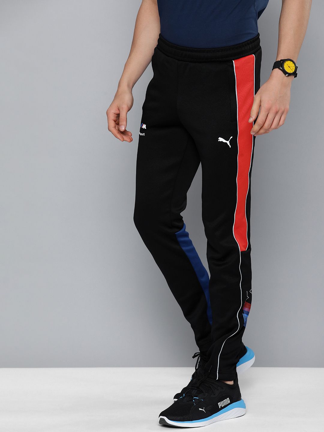PUMA Motorsport Men Black BMW M Motorsport MT7 Track Pants
