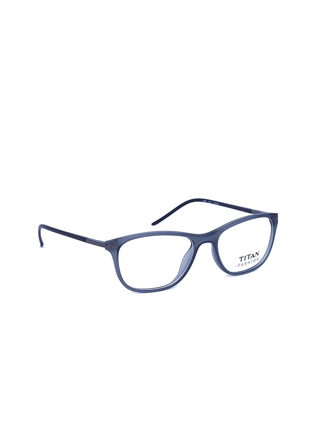 Titan Unisex Grey Full Rim Square Frames Price in India