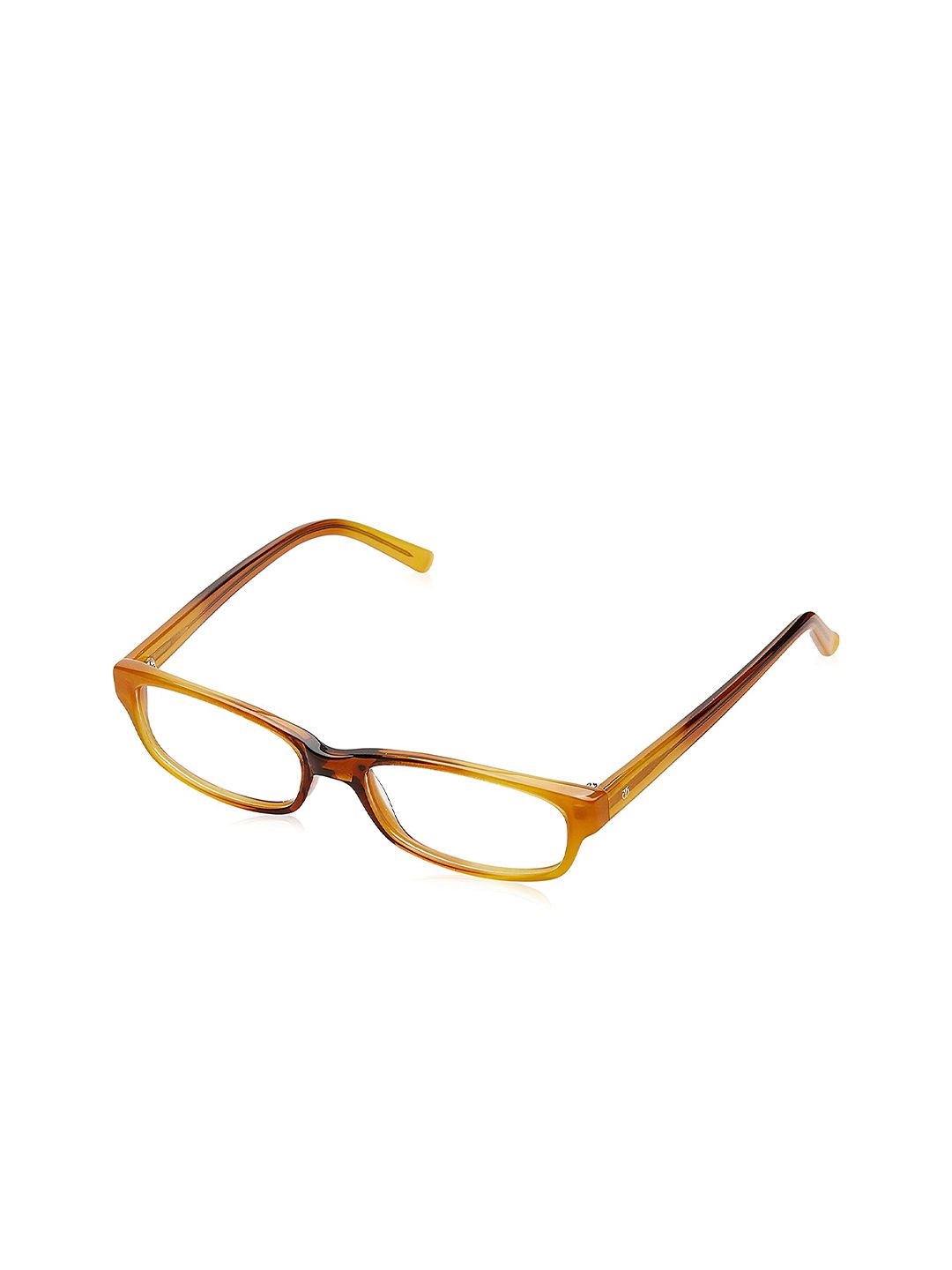 Titan Unisex Brown & Yellow Full Rim Butterfly Frames Price in India