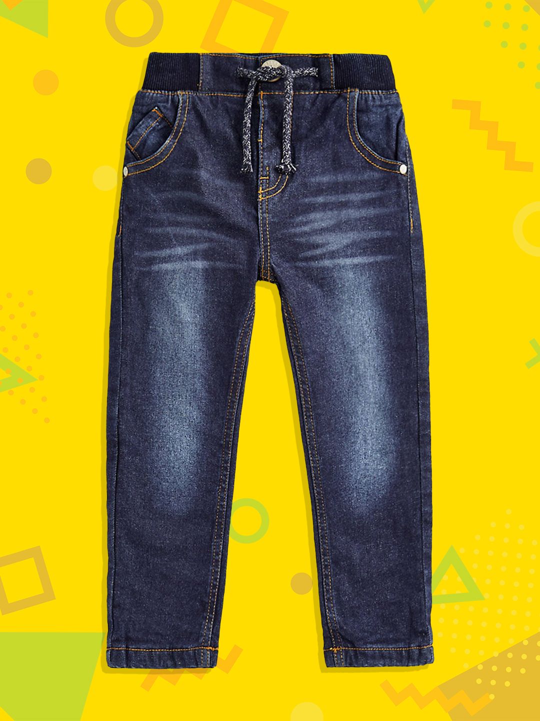 mothercare Boys Blue Heavy Fade Stretchable Jeans