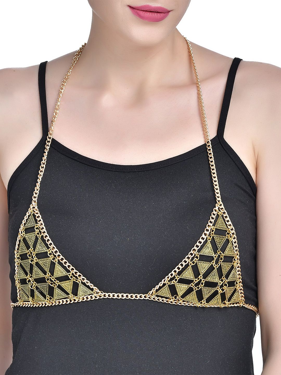 FemNmas Gold-Plated Body Chain Price in India