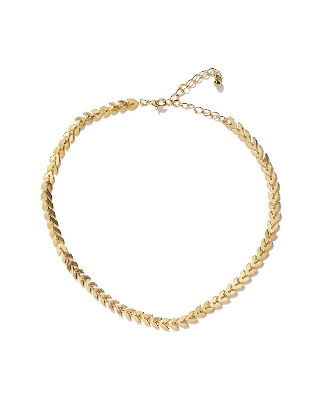 FemNmas Gold-Toned Gold-Plated Necklace Price in India