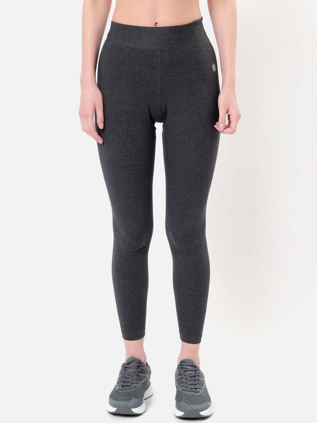 cultsportone Women Charcoal Grey Everyday Comfort Tights Price in India