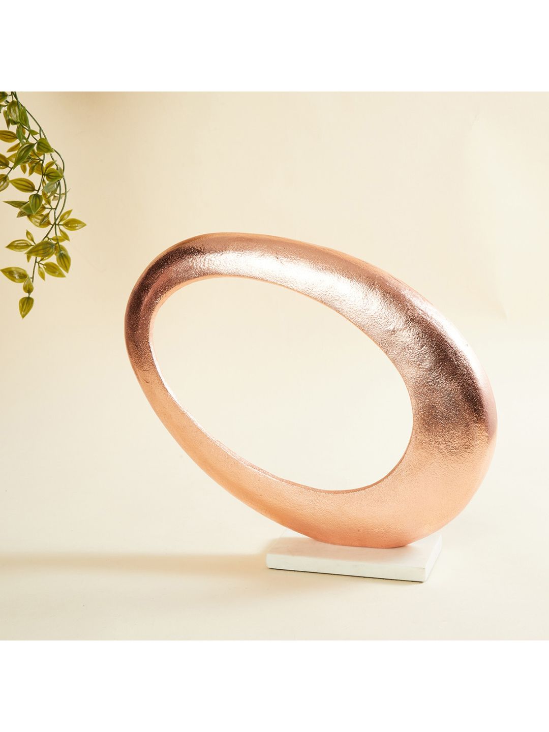 Home Centre Gold-Toned Solid Metal Sculpture Showpiece Price in India