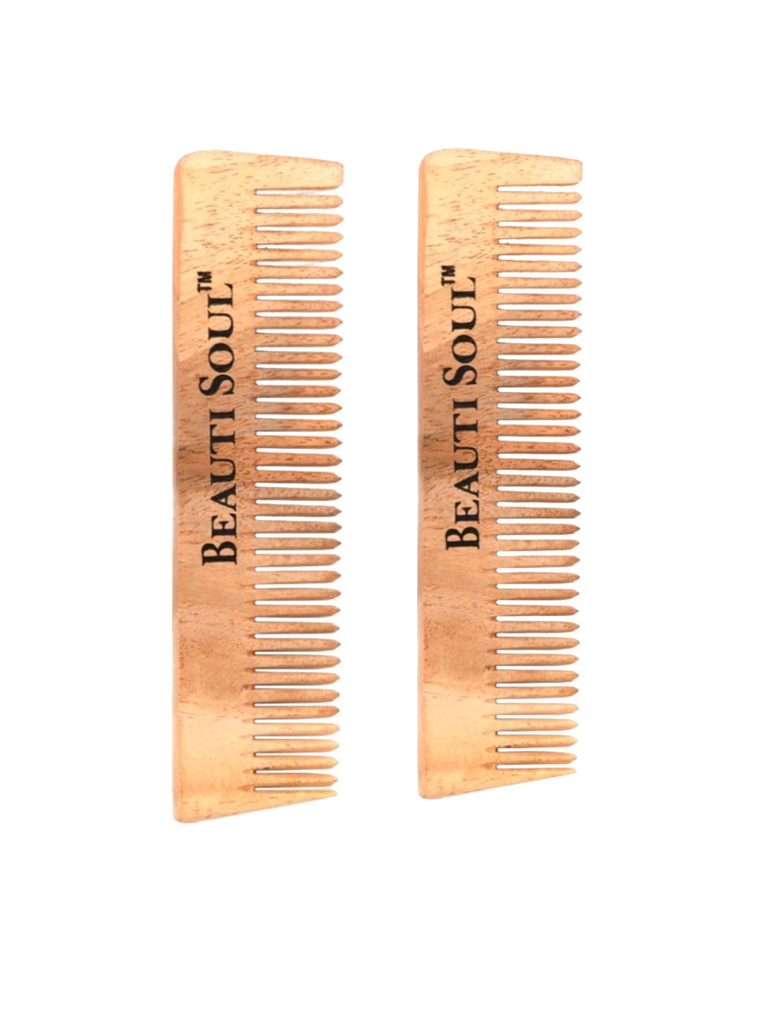 Beautisoul Unisex Set Of 2 Pocket Neem Combs Price in India