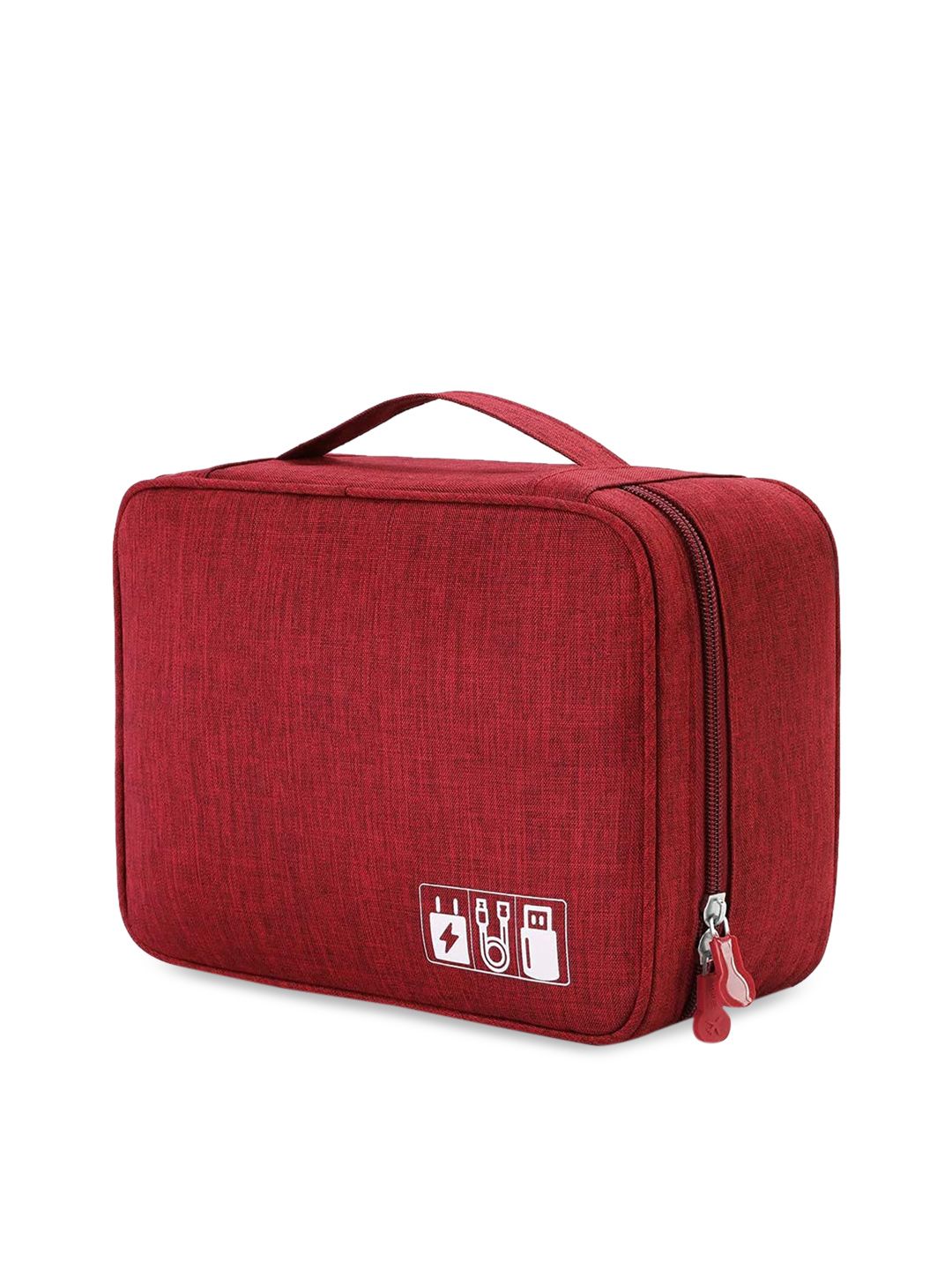 HOUSE OF QUIRK Red Self-Design Multi-Utility Organisers Price in India