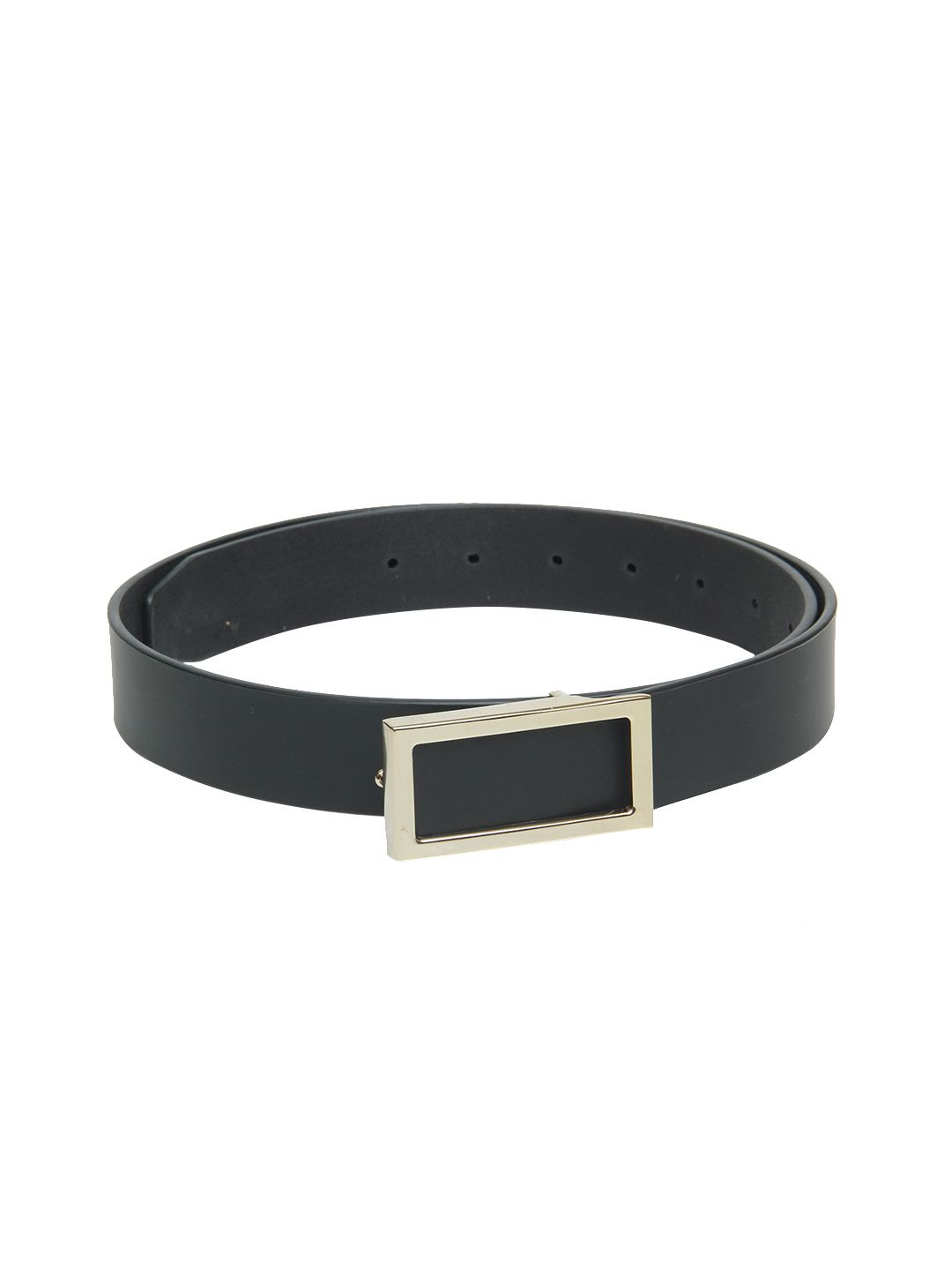 Calvadoss Women Black & Gold Solid Belt Price in India