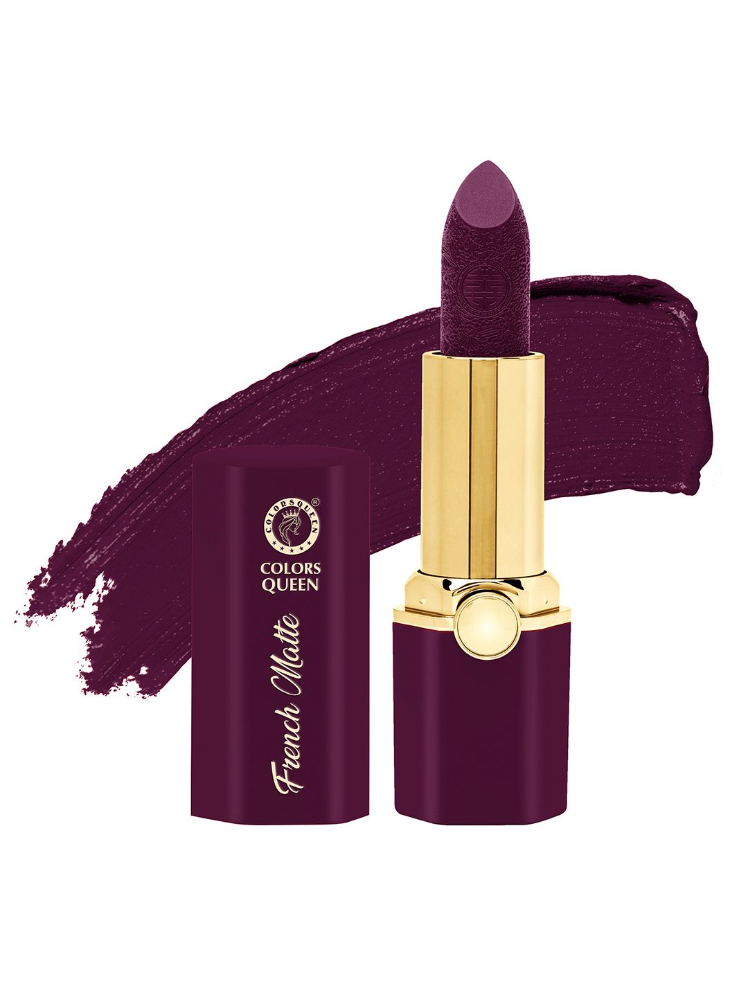Colors Queen Long Lasting French Matte Non Transfer Waterproof Lipstick - Wine 06