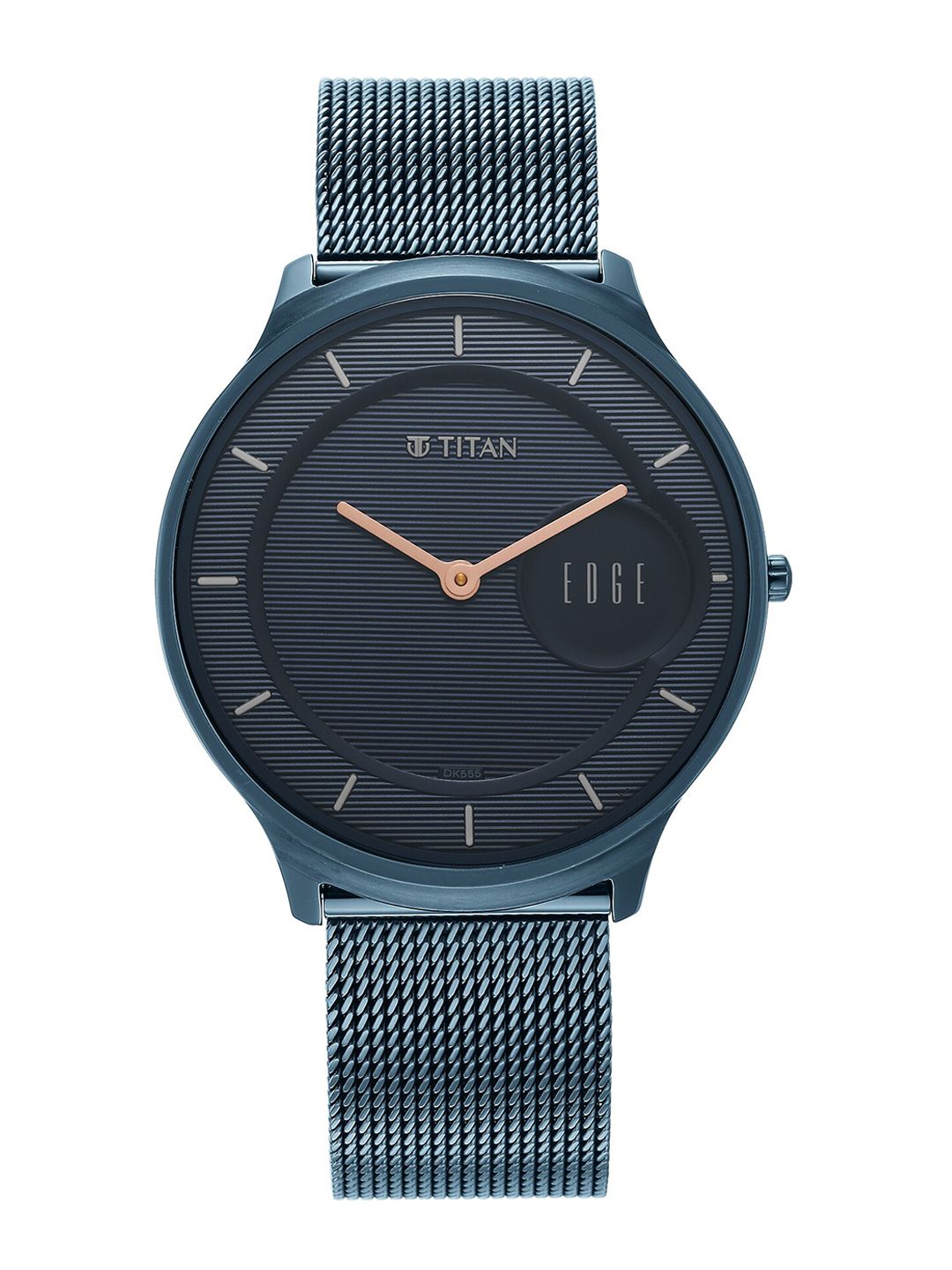 Titan Titan Edge Baseline Quartz Analog With Blue Dial Watch For Men - Nt1843qm01