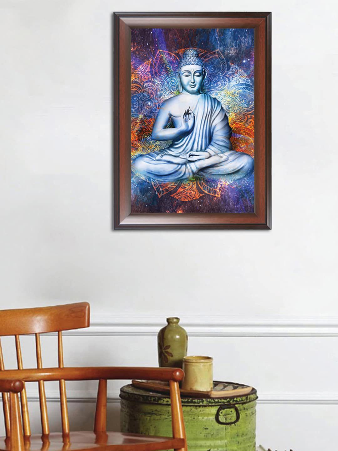 WENS Multicoloured Blessing of Buddha Wall Painting Price in India