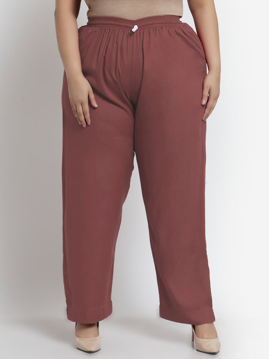 KLOTTHE Women Rust Palazzos