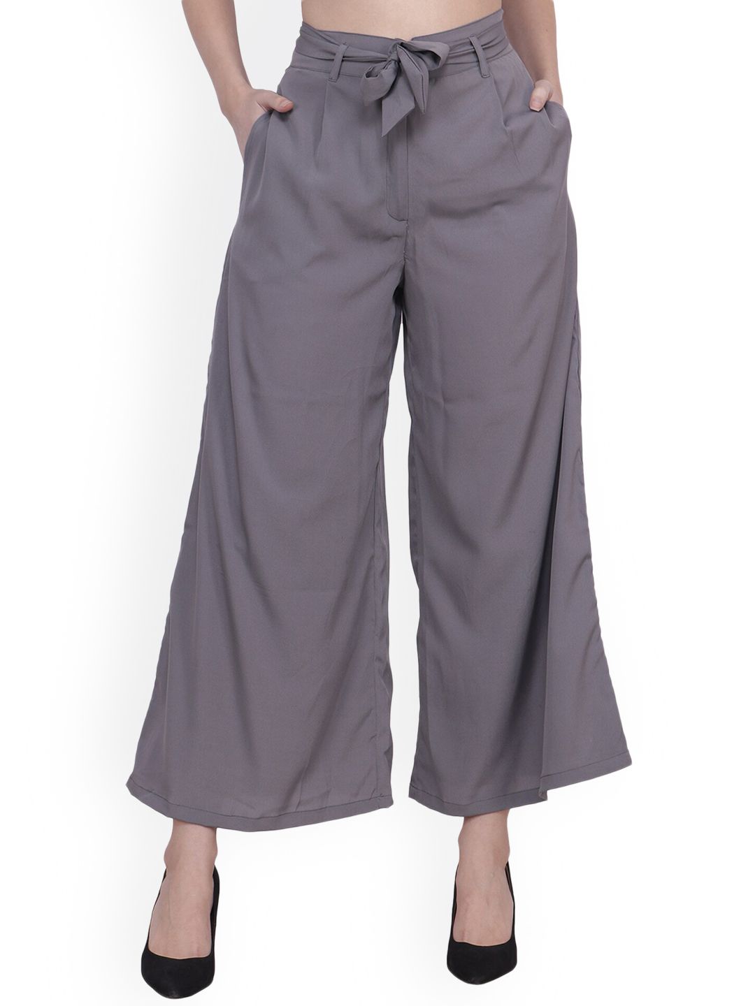 Frempy Women Grey Original Trousers Price in India