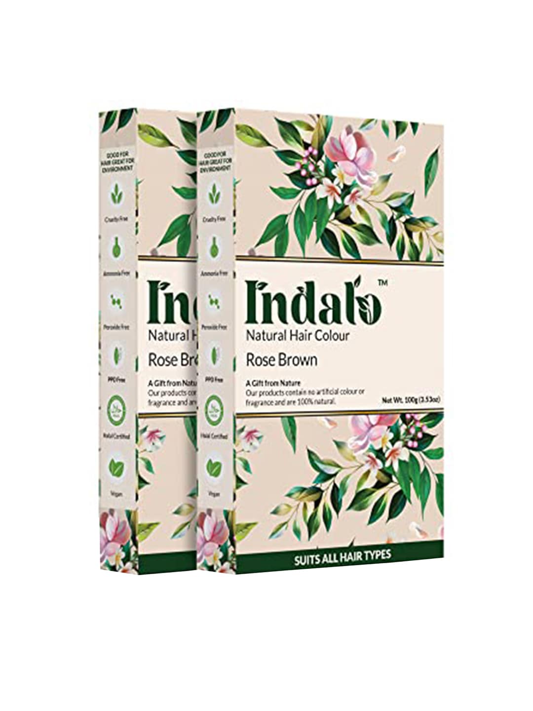INDALO Natural Hair Colour - 100gm Price in India