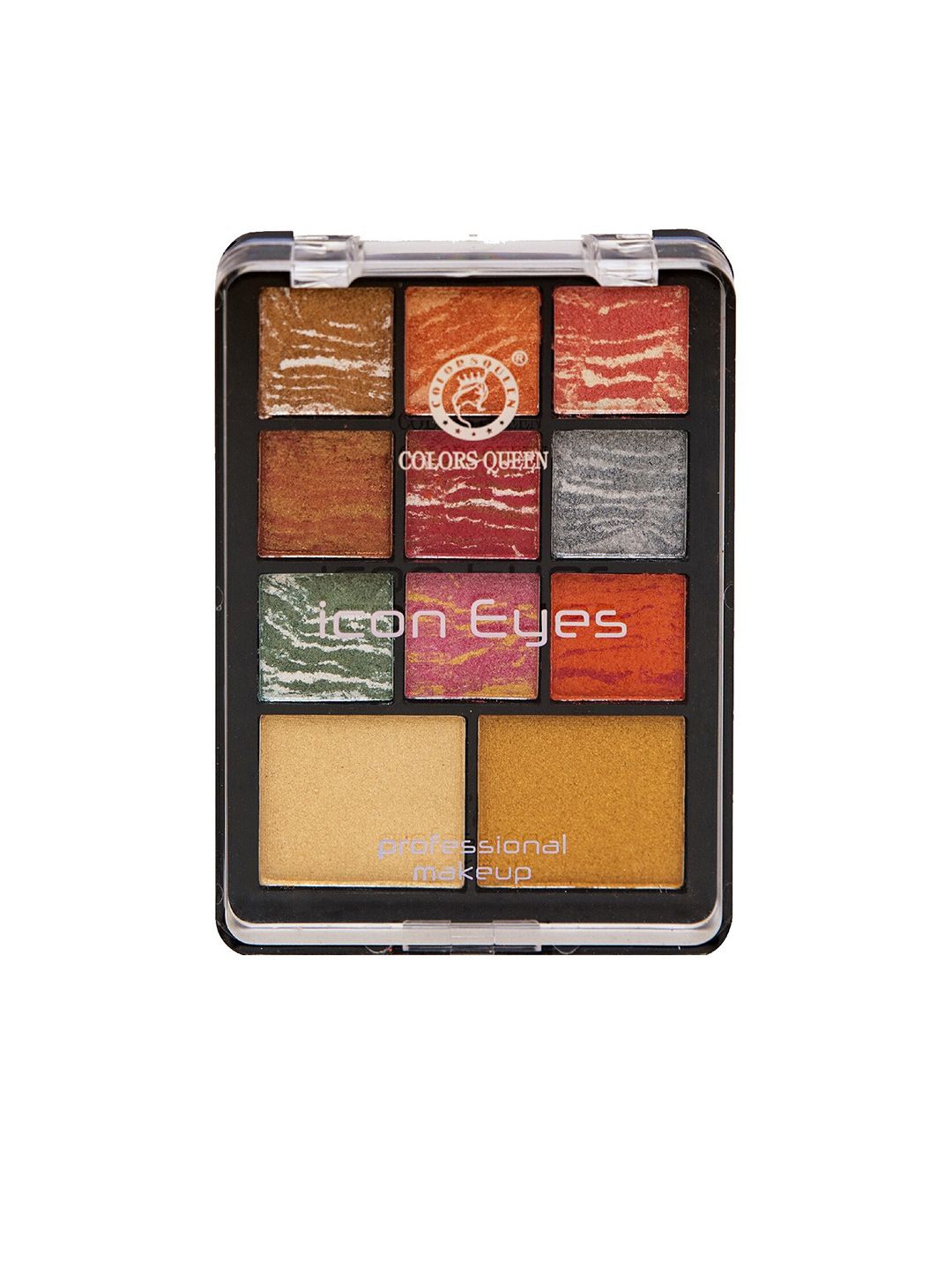 Colors Queen Icon Eyes Professional Make up Eyeshadow and Highlighter Palette- Multi Price in India