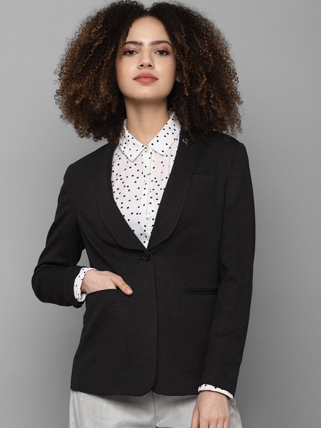 Allen Solly Woman Black Blazers Price in India