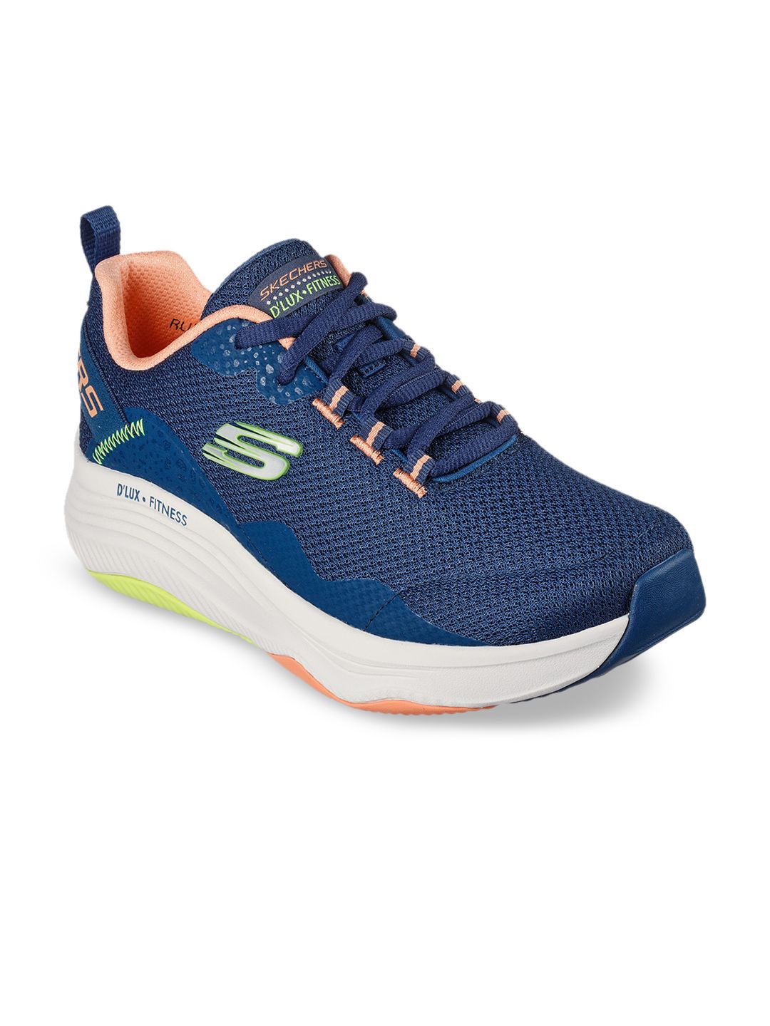 Skechers Women Navy Blue Lace-Up Everyday Sneakers Price in India