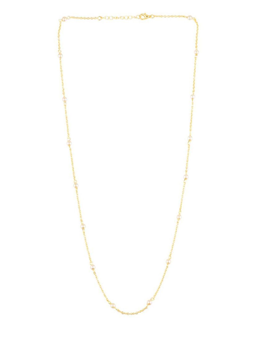 Efulgenz Gold-Toned Gold-Plated Antique Chain Price in India