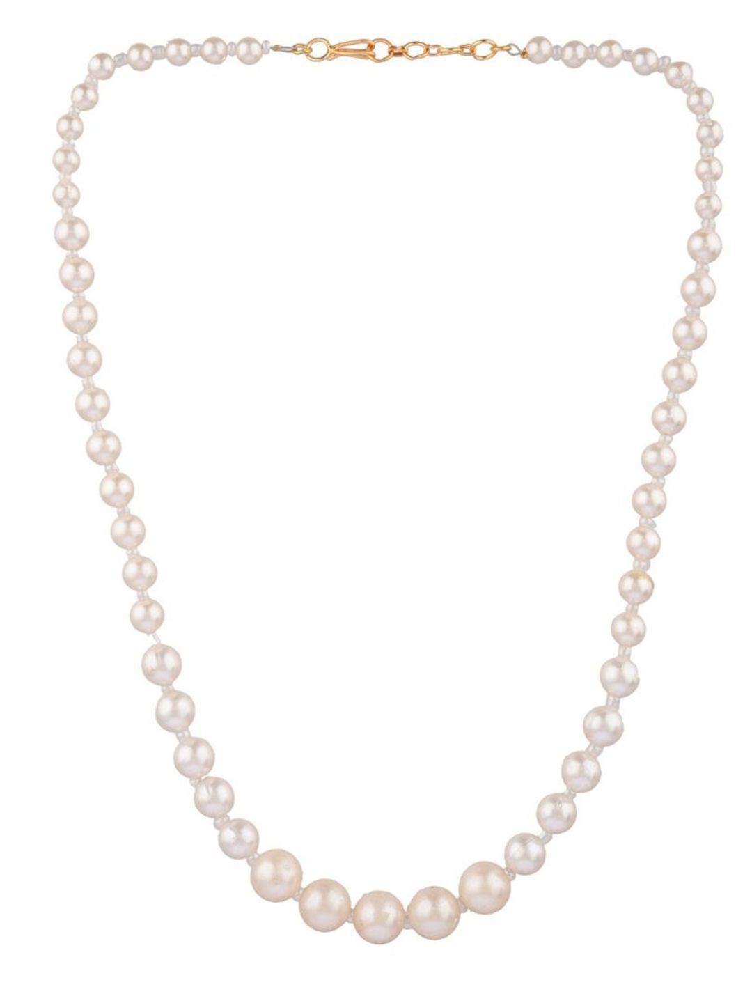Efulgenz Faux Pearl Beaded Single Stranded Necklace Price in India