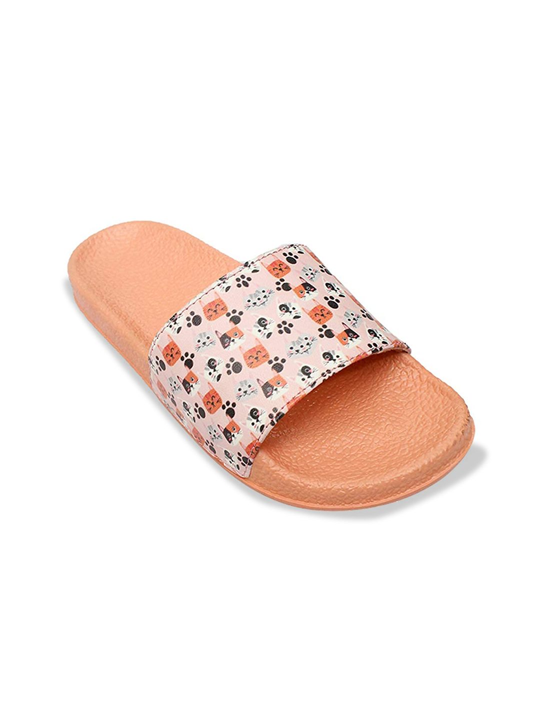 ADIVER Women Pink & Pink Sliders Price in India