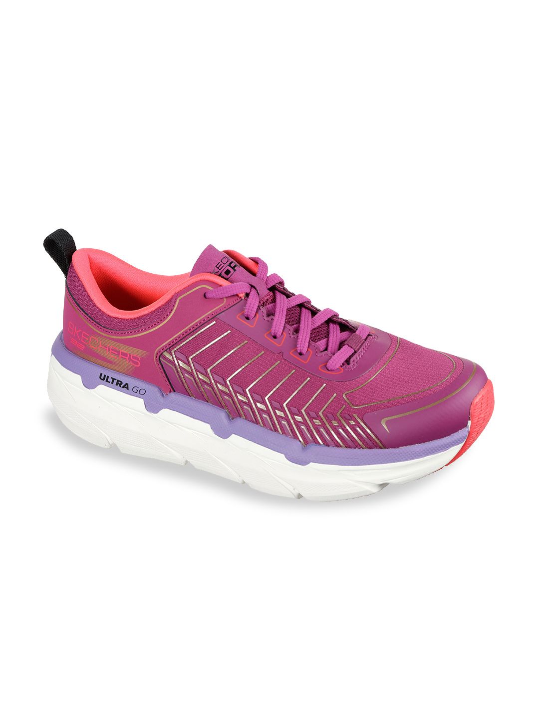 Skechers Women Red Mesh Running Non-Marking Shoes Price in India
