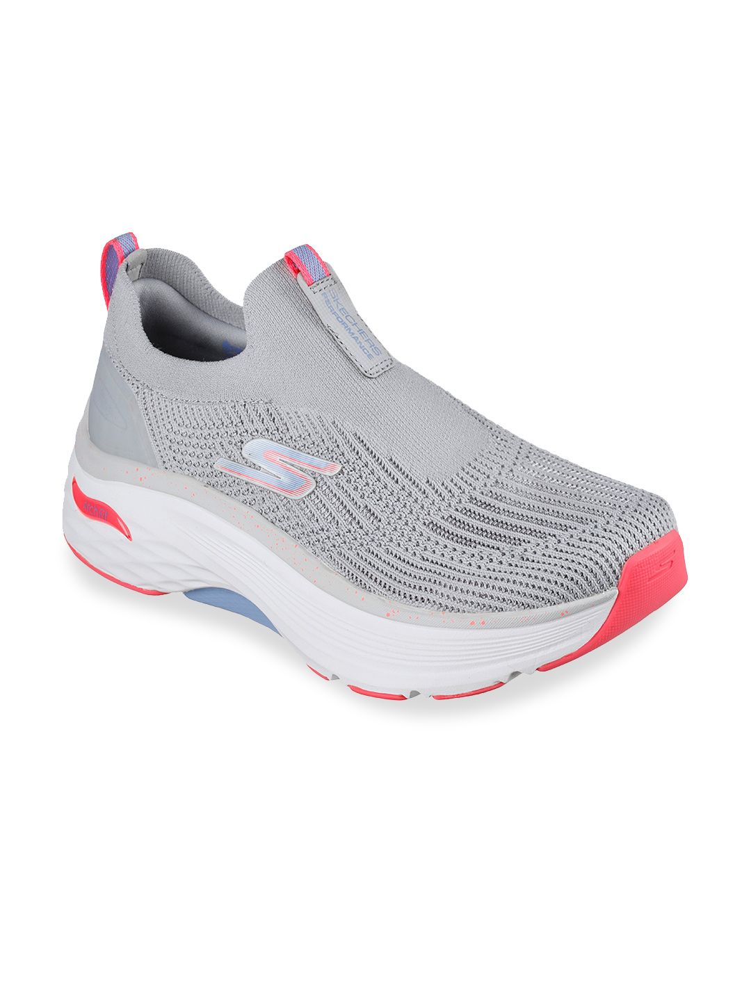 Skechers Women Grey Mesh Running Non-Marking Shoes Price in India