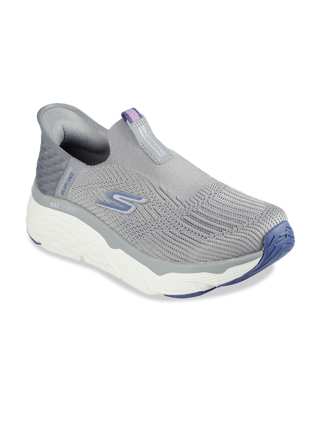 Skechers Women Charcoal Mesh Running Non-Marking Shoes Price in India