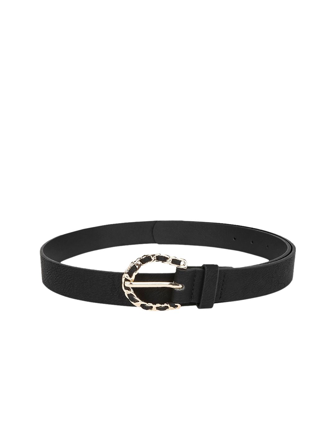 Forever Glam by Pantaloons Women Black PU Belt Price in India