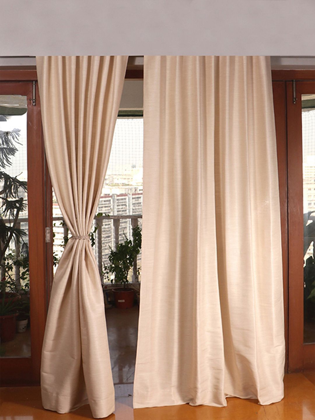ZEBA Off Unisex White Door Curtain Price in India