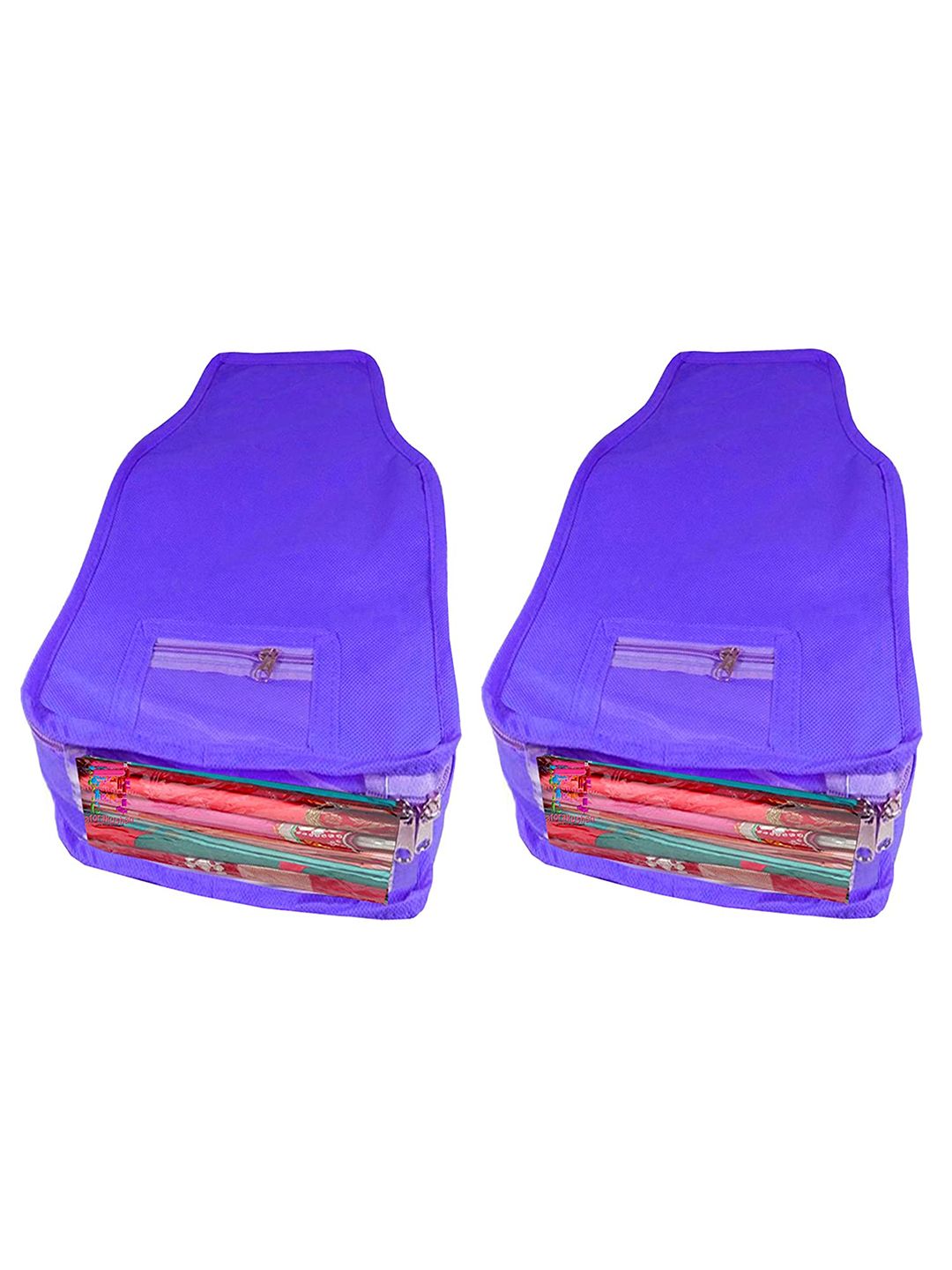 atorakushon Set Of 2 Solid Non Woven Blouse Wardrobe Storage Bag Price in India