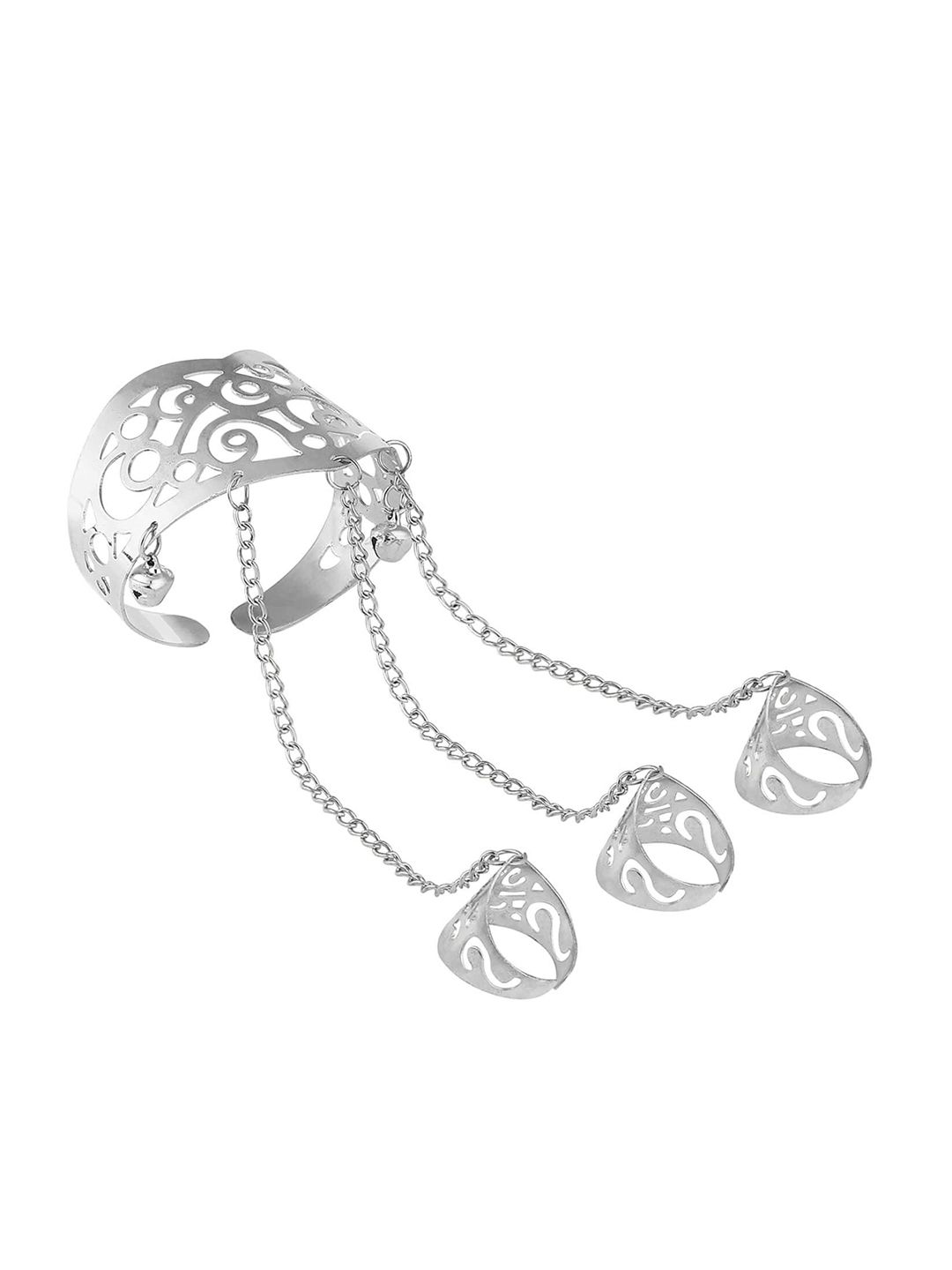 FemNmas Women Silver Bracelet Price in India
