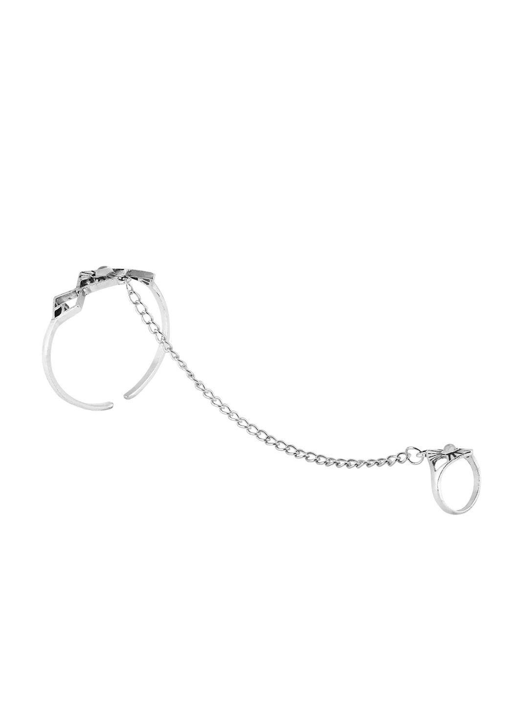 FemNmas Women SilverRing Bracelet Price in India