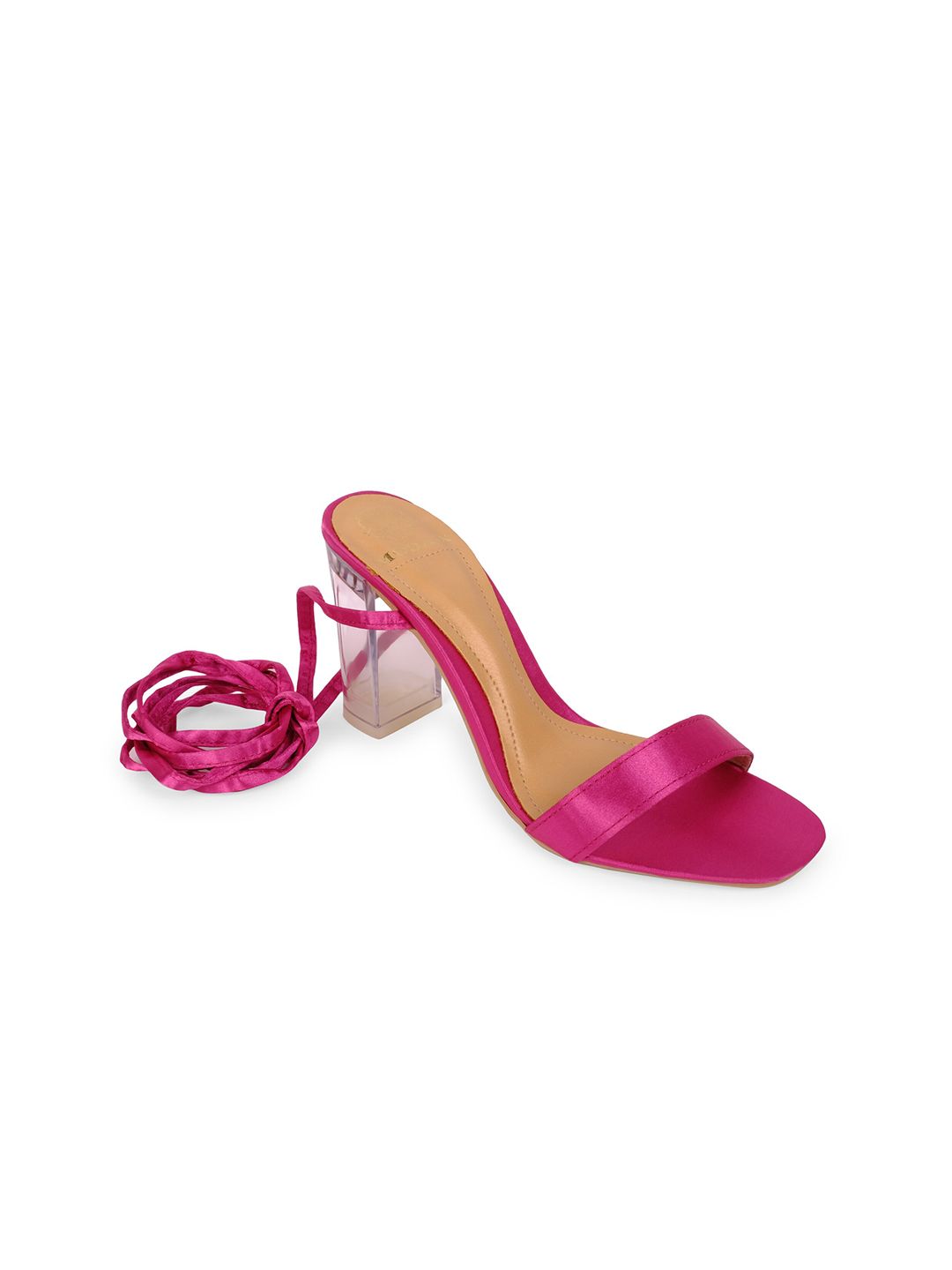 MODA-X Pink Solid Block Gladiators Price in India