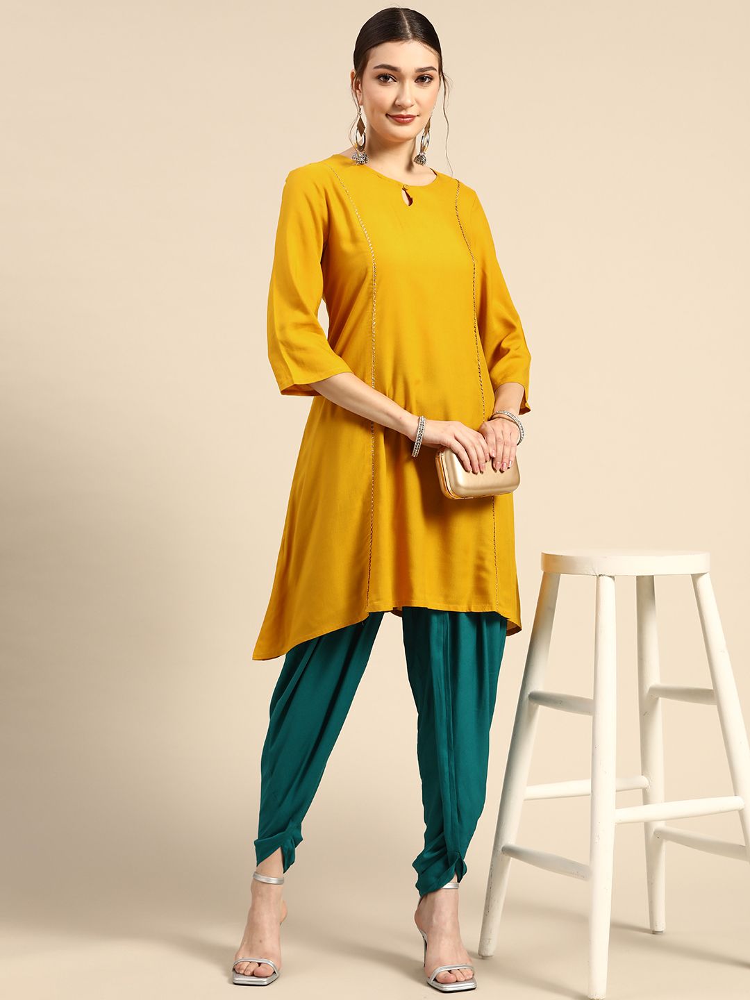 Sangria sale yellow kurta