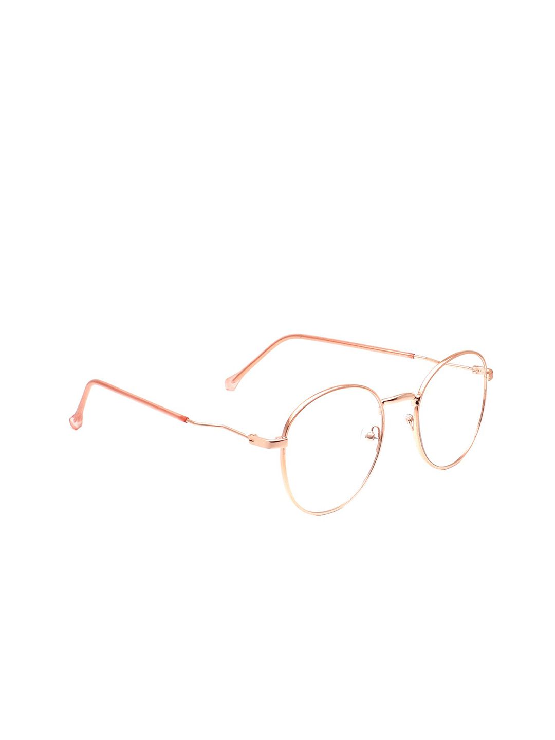 Peter Jones Eyewear Unisex Pink Full Rim Round Frames Price in India