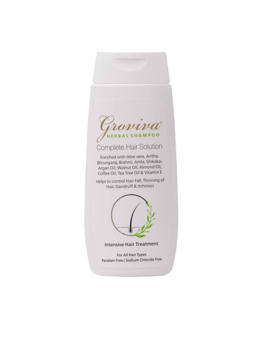 Groviva Adults White Herbal Shampoo 100 ml Price in India
