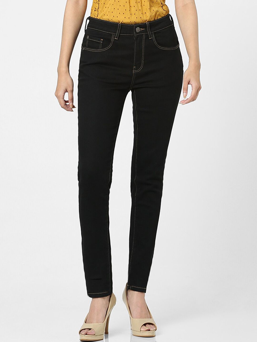 Vero Moda Women Black Jeans Price in India