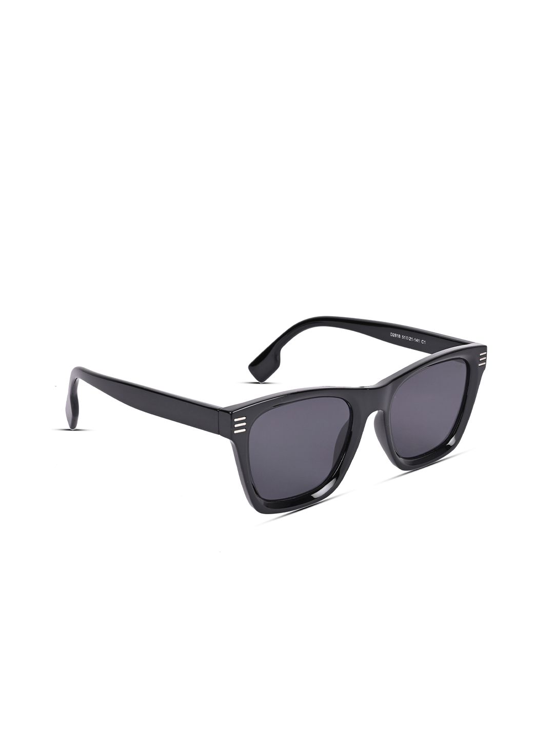 Voyage Unisex Black Lens & Black Wayfarer UV Protected Lens Sunglasses Price in India