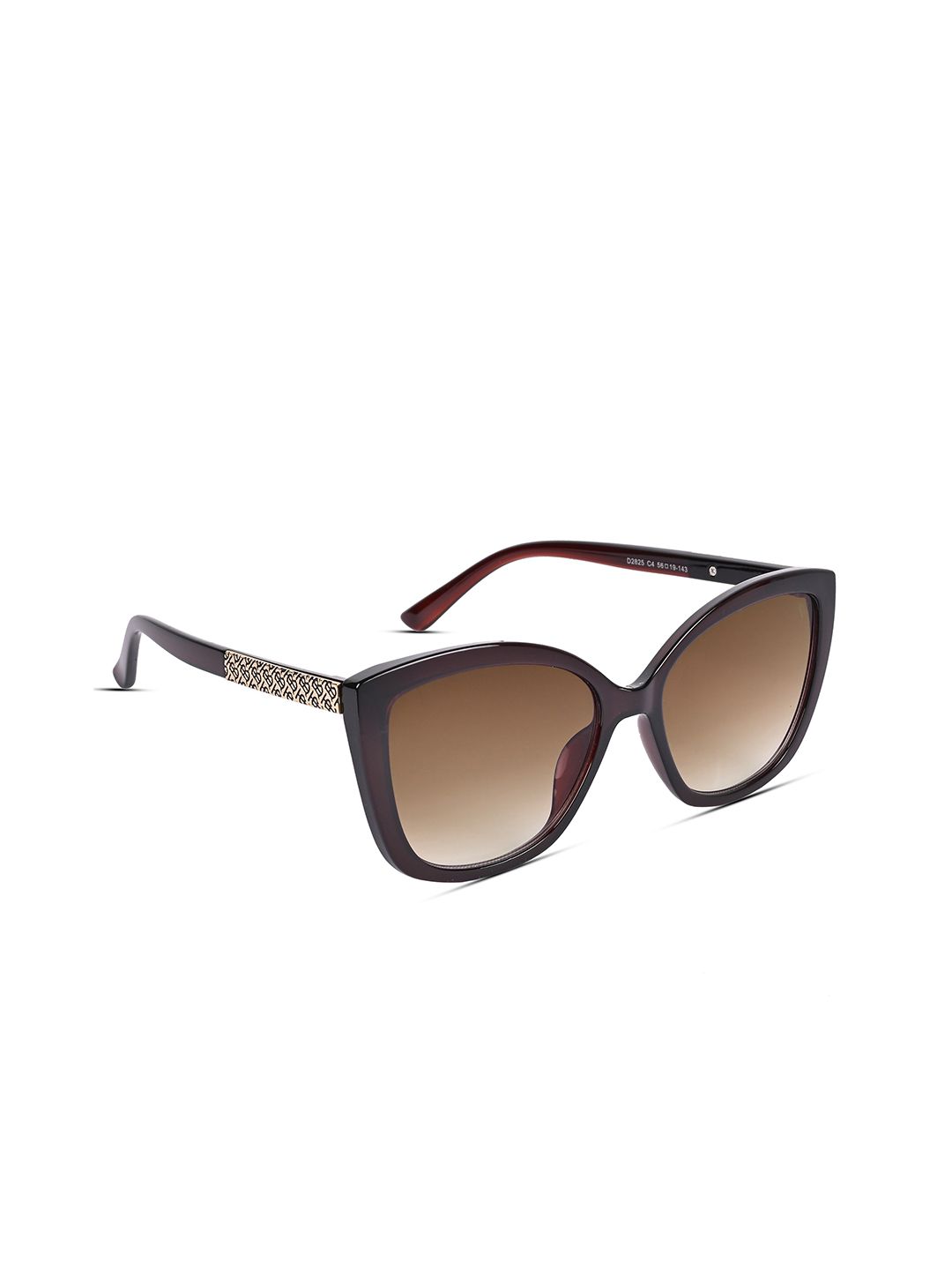 Voyage Unisex Brown Lens & Brown Cateye Sunglasses with UV Protected Lens Price in India