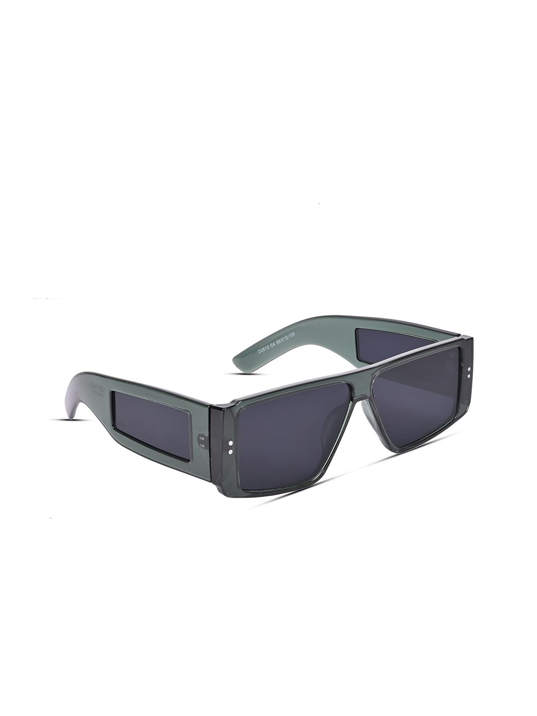 Voyage Unisex Black Lens & Green Wayfarer Sunglasses with UV Protected Lens Price in India