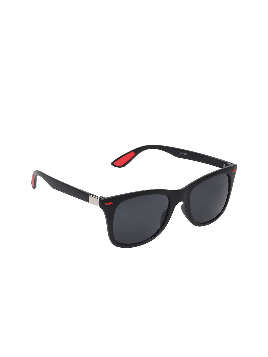 GARTH Unisex Black Lens & Black Square Sunglasses with UV Protected Lens Price in India