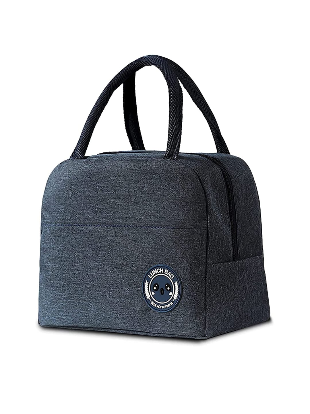 HOUSE OF QUIRK Navy Blue Insulated Lunch Bag Price in India
