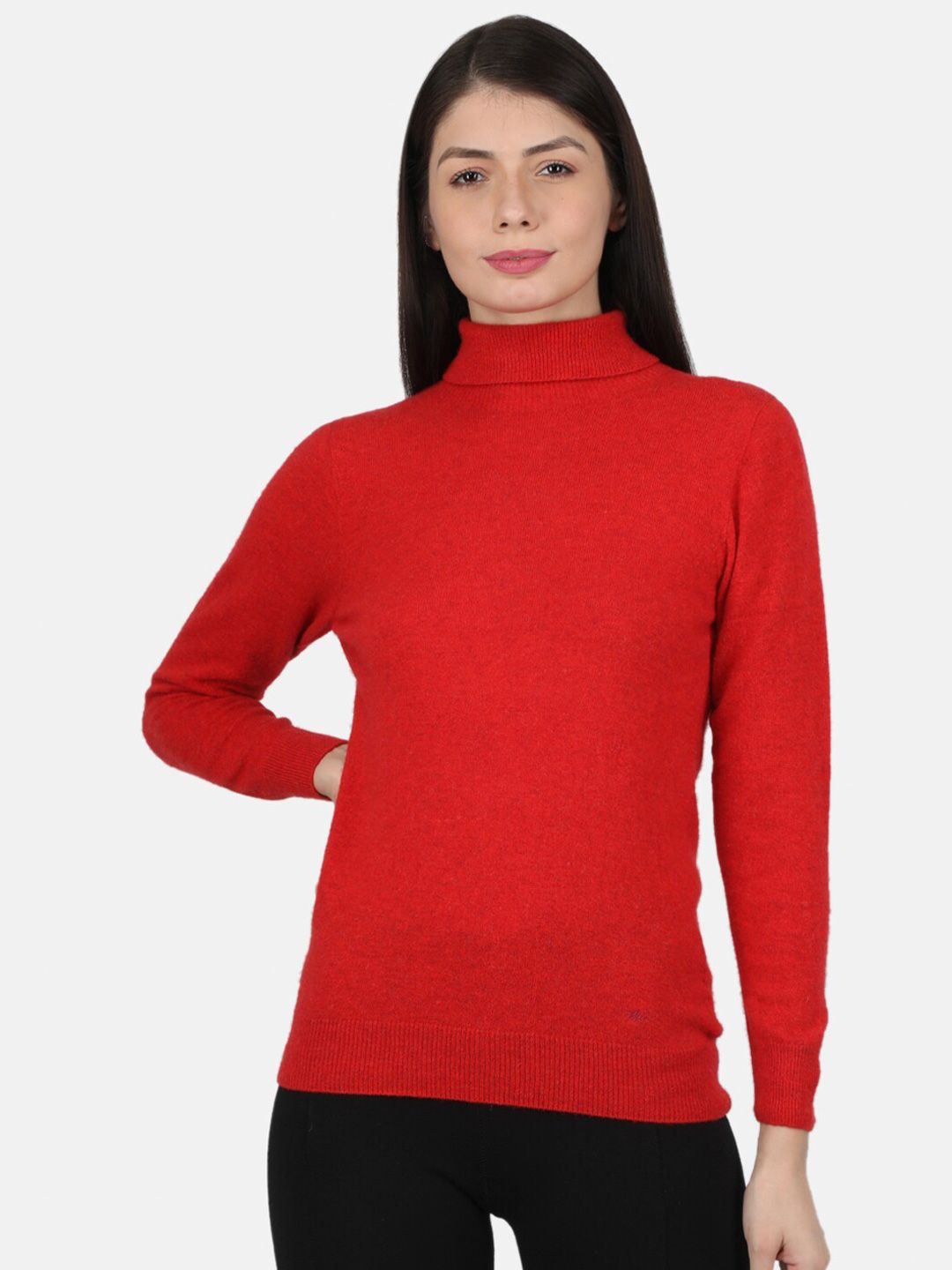 Monte Carlo Women Red Pullover Price in India