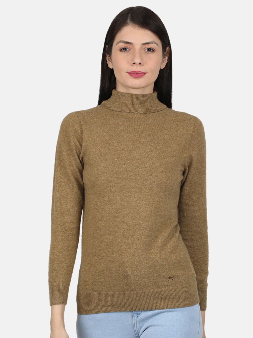 Monte Carlo Women Khaki Pullover Price in India