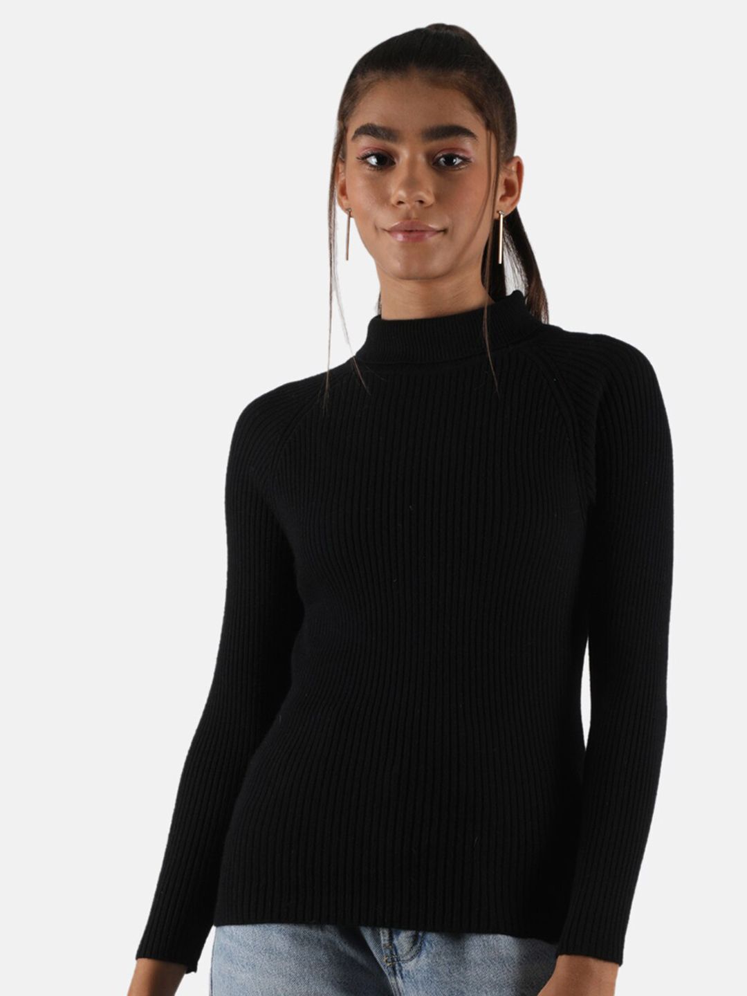 Monte Carlo Women Black Pullover Price in India