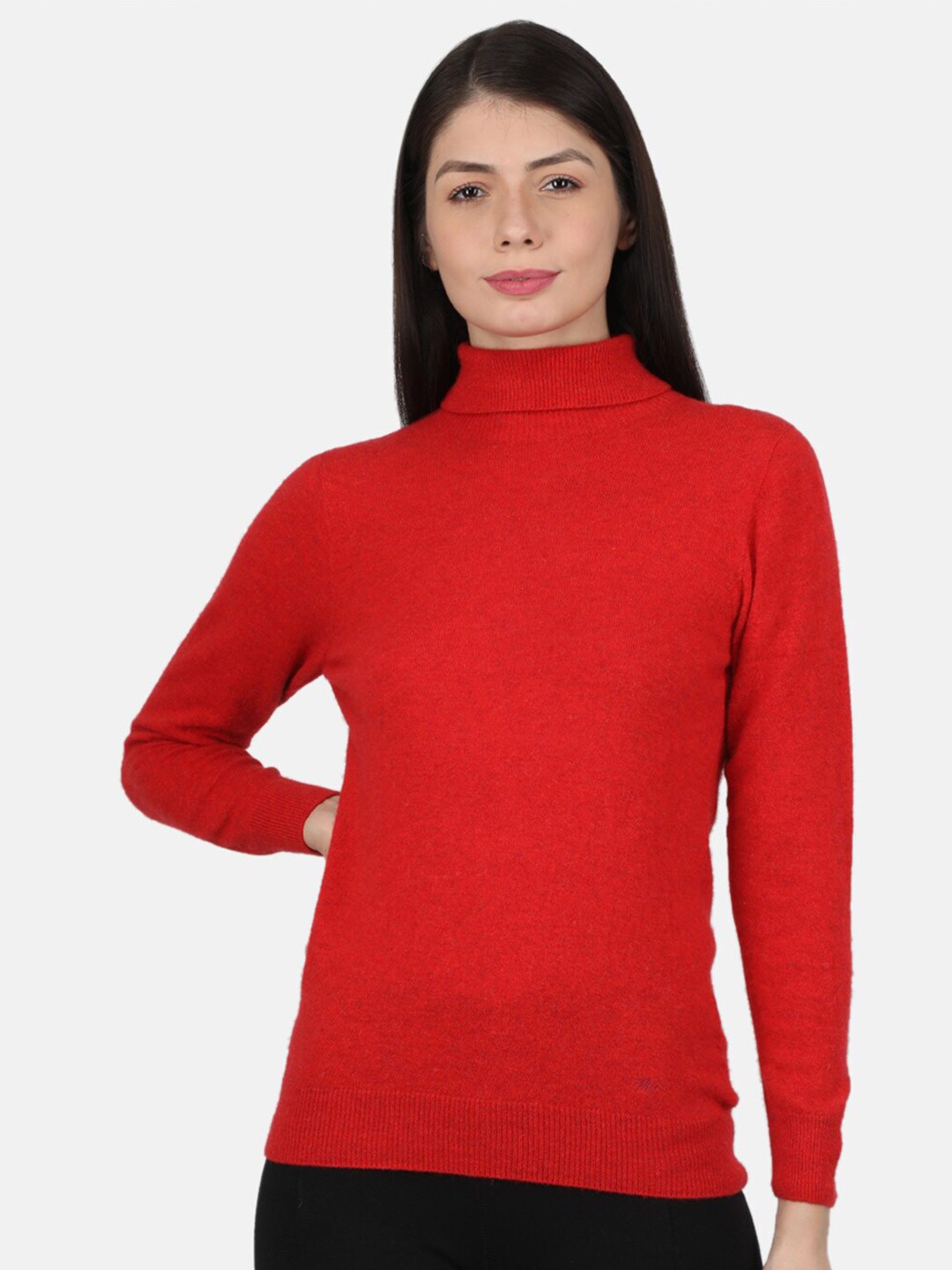 Monte Carlo Women Red Pullover Price in India