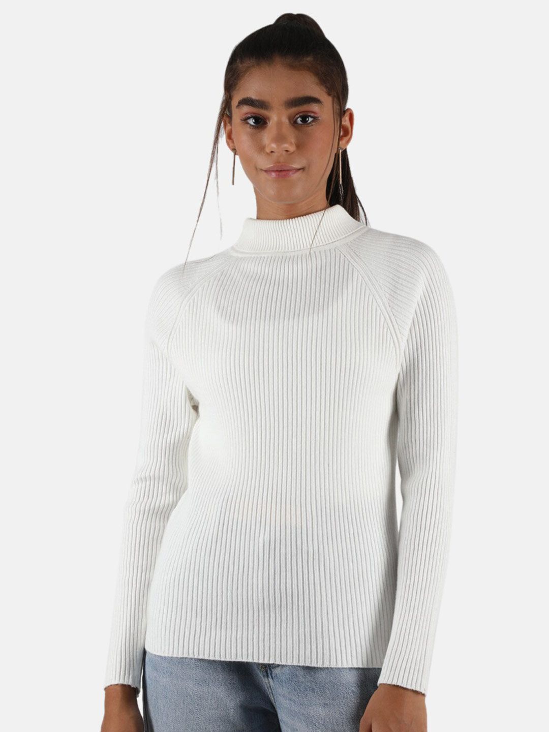 Monte Carlo Women White Pullover Price in India