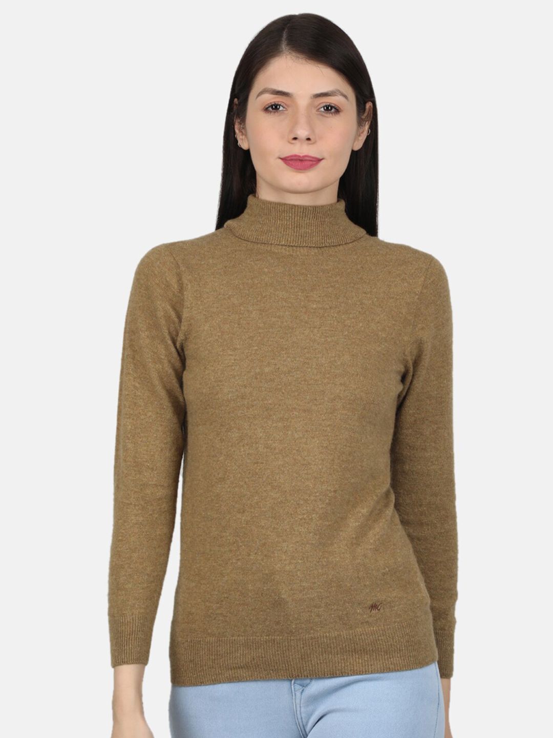 Monte Carlo Women Khaki Pullover Price in India