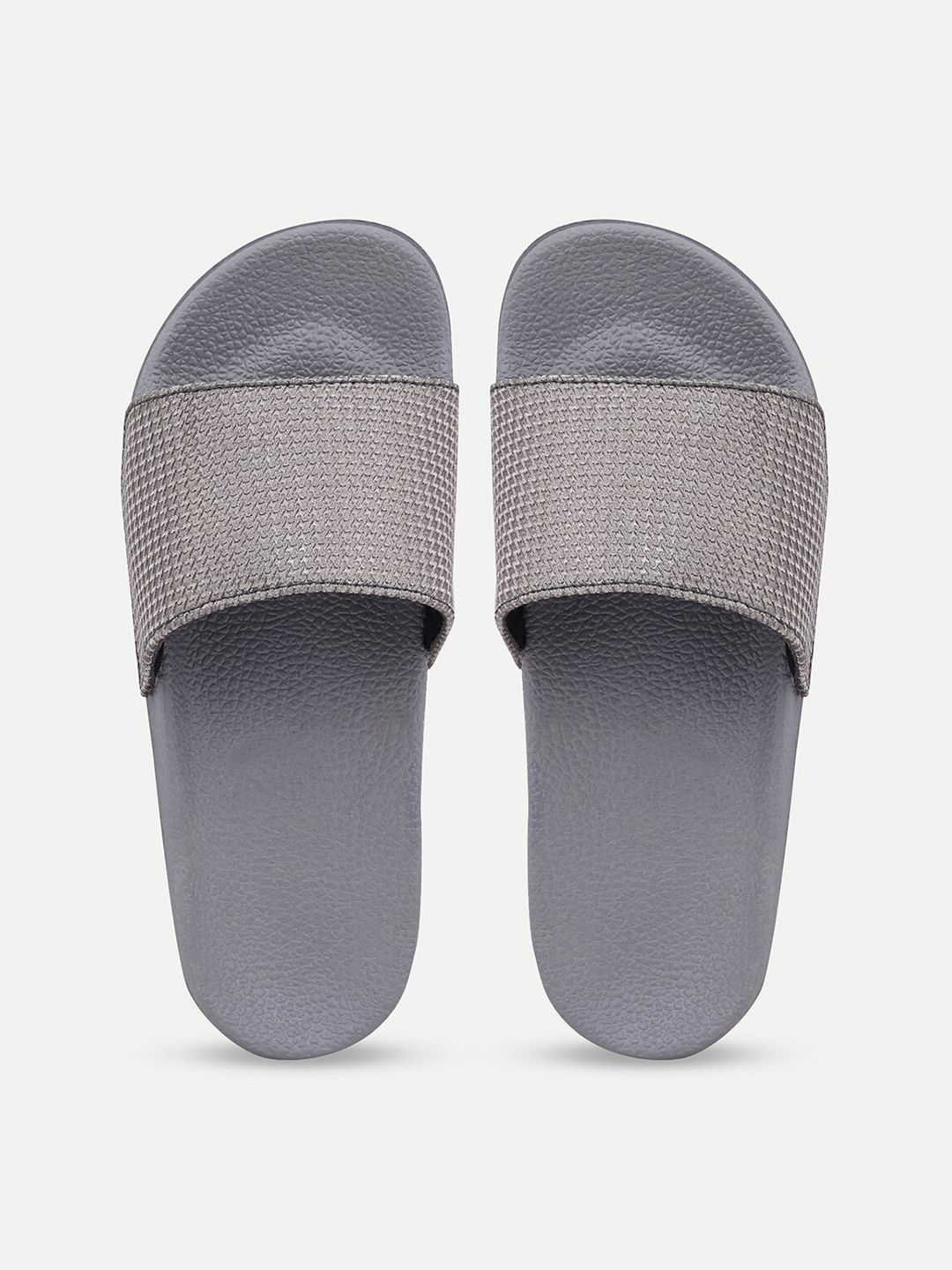 AMACLASS Women Synthetic Flip Flop Grey Sliders Price in India